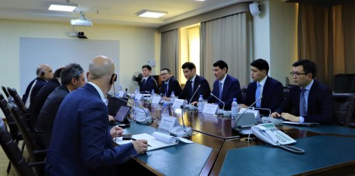Cостоялась встреча Е. Жамаубаева с представителями миссии Международного валютного фонда