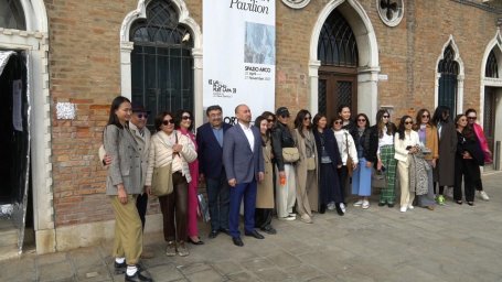 Даурен Абаев принял участие в открытии казахстанского павильона на Венецианской биеннале