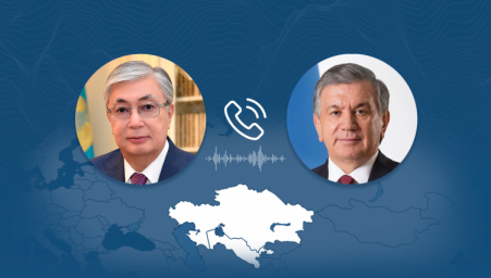 Состоялся телефонный разговор Главы государства с Президентом Республики Узбекистан