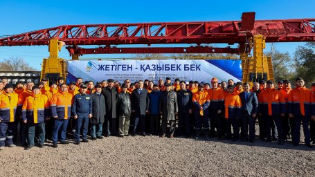 В Алматинской области началось строительство железнодорожной линии в обход станции Алматы