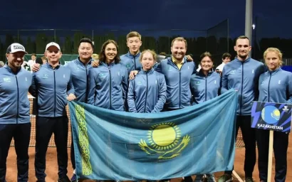 Юниорская сборная Казахстана вошла в топ-10 на ЧМ по теннису