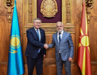 Глава МИД РК совершил первый в истории двусторонних взаимоотношений визит в Северную Македонию