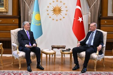 ​Касым-Жомарт Токаев провел переговоры с Президентом Турции Реджепом Тайипом Эрдоганом