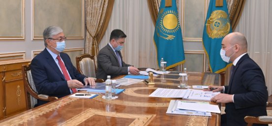 Глава государства принял министра национальной экономики Алибека Куантырова