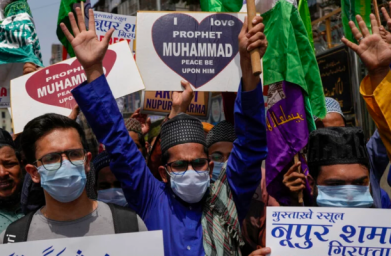 В Индии более 300 человек задержали в ходе протестов из-за оскорбления пророка Мухаммеда