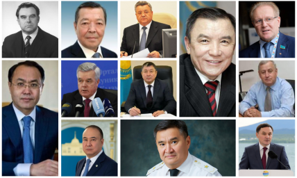 Руководители Акмолинской области