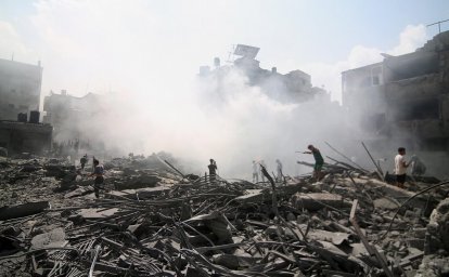 Число погибших жителей Газы достигло 22,2 тыс. человек