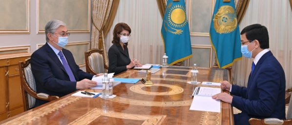 Глава государства принял министра образования и науки Асхата Аймагамбетова