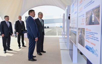 Глава государства ознакомился с проектами важных объектов Кызылординской области