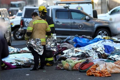 В ЮАР при пожаре 56 человек погибли, 43 пострадали