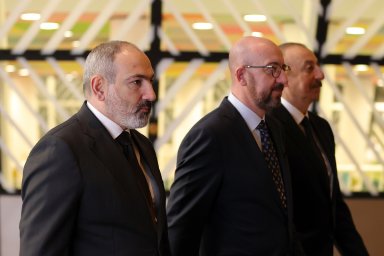 Шарль Мишель, Алиев и Пашинян обсудили проблему Нагорного Карабаха