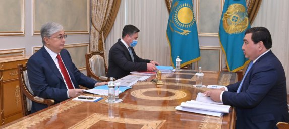 Президент принял председателя Агентства по делам государственной службы Дархана Жазыкбаева