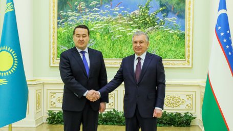 Алихан Смаилов встретился с Президентом Узбекистана в Ташкенте