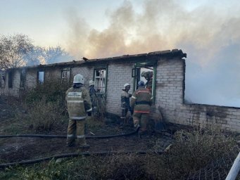 ​Продолжается борьба с пожарами в Костанайской области