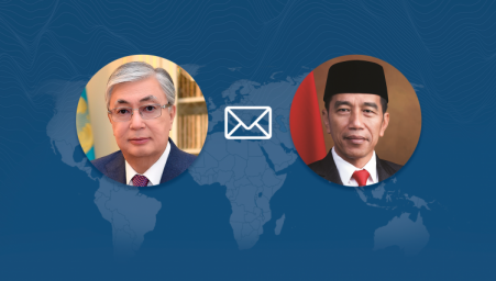 ​Касым-Жомарт Токаев направил поздравительную телеграмму по случаю Дня независимости Индонезии