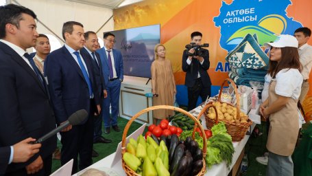 Алихан Смаилов ознакомился с реализацией проекта «Ауыл аманаты» в Актюбинской области