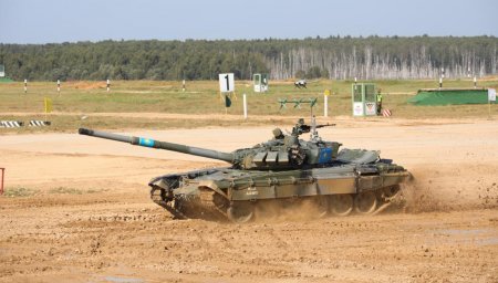 Второй экипаж казахстанских танкистов на Армейских международных играх победил в своем заезде