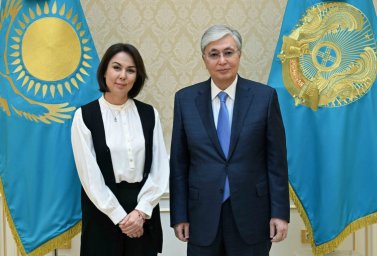 Глава государства Касым-Жомарт Токаев принял уполномоченного по правам ребенка Аружан Саин