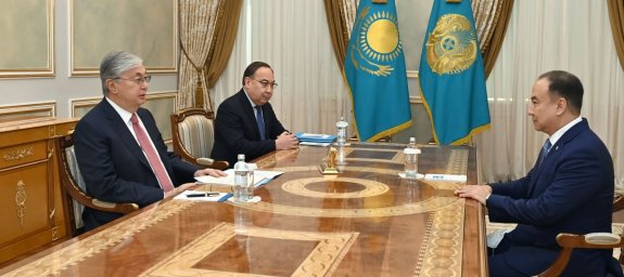 Касым-Жомарт Токаев принял вновь назначенного посла Казахстана в Грузии Малика Мурзалина