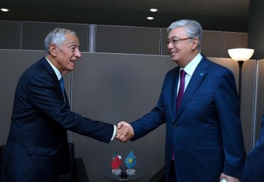 Касым-Жомарт Токаев провел переговоры с Президентом Португалии Марселу Ребелу де Соузой